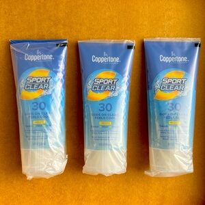 Coppertone Sport Clear SPF 30 Sunscreen Set of 3